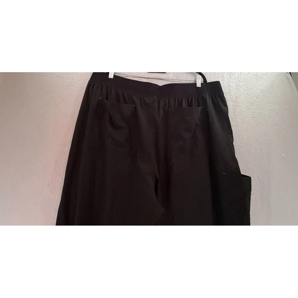 Koi Basics Caroline Scrub Pants‎ Womens 3X Black Straight Leg 743R Cargo NWT